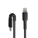 StarTech.com USB 2.0 Male USB Type C to Male Lightning Connector Cable Black 1m RUSBCLTMM1MB