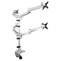 StarTech.com Silver Desk Mount Monitor Arm, 11kg Max Load, VESA 75x75 & 100x100, Height Adjustable to 910mm ARMQUADPS