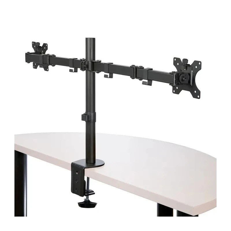 StarTech.com Black Desk Mount Monitor Arm Supports Up to 8kg VESA 75x75 / 100x100mm ARMDUAL2