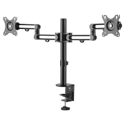 StarTech.com Black Dual Monitor Arm Desk Mount with 8kg Load Capacity and 510mm Height Adjustability ARMDUAL3