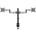 StarTech.com Black Dual Monitor Arm Desk Mount with 8kg Load Capacity and 510mm Height Adjustability ARMDUAL3