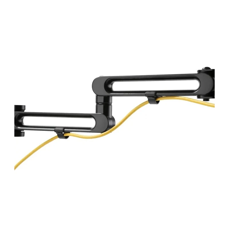 StarTech.com Black Dual Monitor Arm Desk Mount with 8kg Load Capacity and 510mm Height Adjustability ARMDUAL3