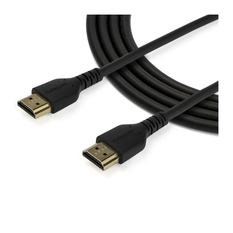 StarTech.com RHDMM series 1 m 4K @ 60Hz HDMI Cable Male to Male HDMI HDMI 2.0 Black RHDMM1MP