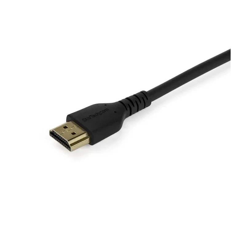 StarTech.com HDMI Cable 2 m 4K @ 60Hz HDMI 2.0 Male to Male with Thermoplastic Elastomer Jacket Black RHDMM2MP