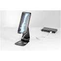 StarTech.com Aluminium Phone and Tablet Stand with Adjustable Tilt for 10.2in, 11in, 12.9in Tablets USPTLSTNDB