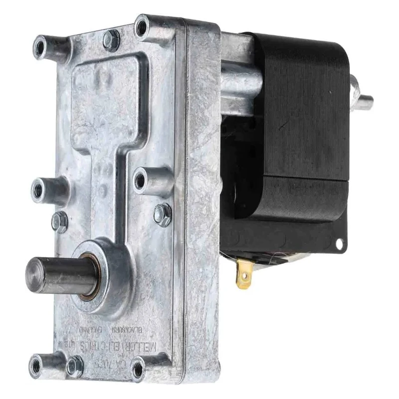 Mellor Electric Shaded Pole AC Spur Geared Motor 230V, 59W, 3.5rpm, Steel Shaft FBT3