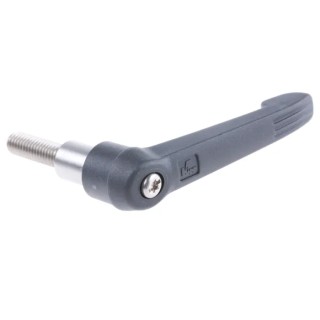 Rose+Krieger Polyamide Stainless Steel Clamp Lever M8 Thread Size 25mm Thread Length 65mm Handle Length RK 902321