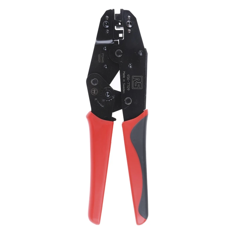 RS PRO Durable Ratchet Crimp Tool for Flag Shoe Flat Connectors 225mm Length 456-7709