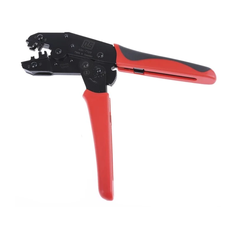 RS PRO Durable Ratchet Crimp Tool for Flag Shoe Flat Connectors 225mm Length 456-7709