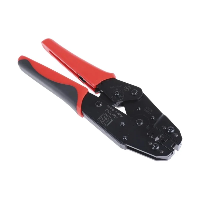RS PRO Durable Ratchet Crimp Tool for Flag Shoe Flat Connectors 225mm Length 456-7709