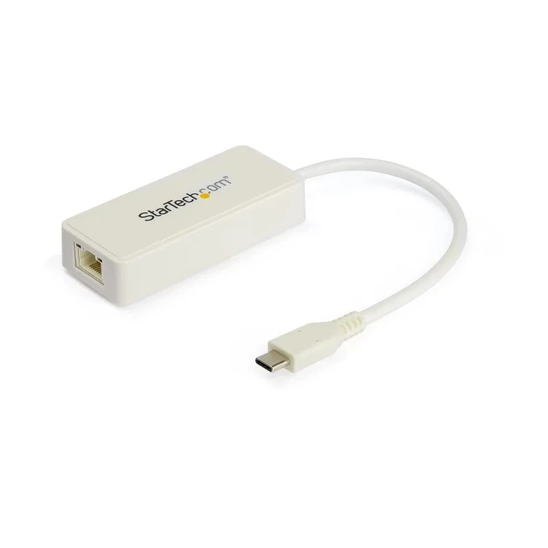 StarTech.com USB 3.0, USB 3.1, USB 3.2 5Gbps Network Speed USB Network Adapter White 20.3 cm US1GC301AUW