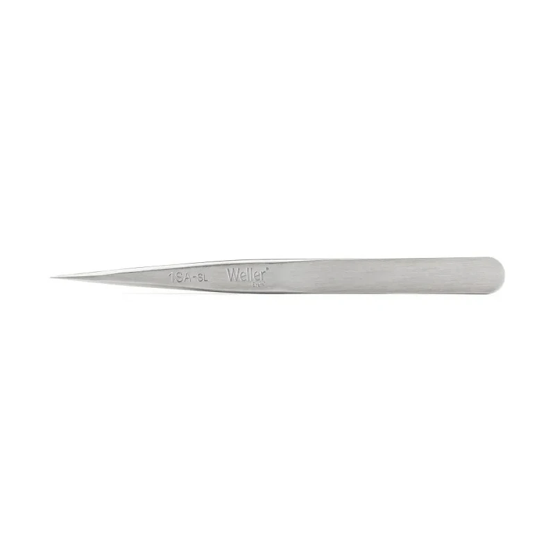 Weller Erem Stainless Steel Pointed Tweezer 4.7in Anti-Magnetic Anti-Acid Precision Hand Tool 1SASL