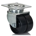 Tente Swivel Castor Pressed Steel Frame Zinc Chromated 70 kg Load Capacity 50 mm Wheel Diameter Polyamide 2970 UOO 050 P40