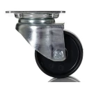 Tente Swivel Castor Pressed Steel Frame Zinc Chromated 70 kg Load Capacity 50 mm Wheel Diameter Polyamide 2970 UOO 050 P40