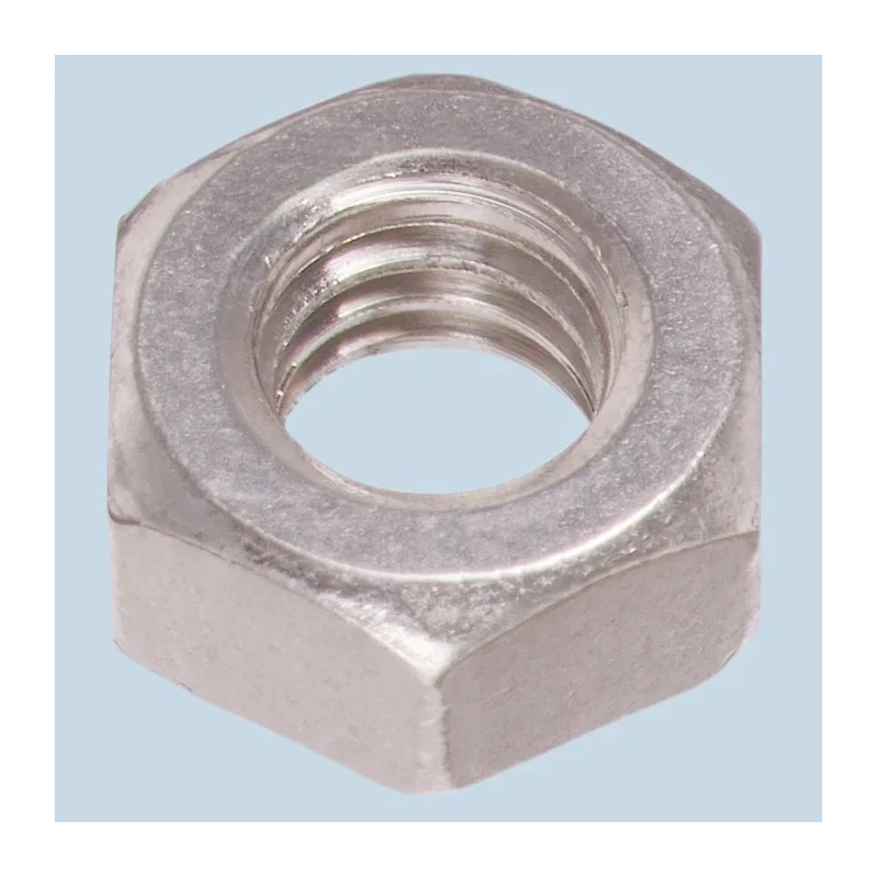Yahata Neji Plain Stainless Steel Hex Nut Size M2.6, SUS304, JIS B 1181, Japan M2.6