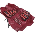 RS PRO Pozidriv and Slotted Standard Screwdriver Set with Soft-Grip Handles 10-Piece 459-3988