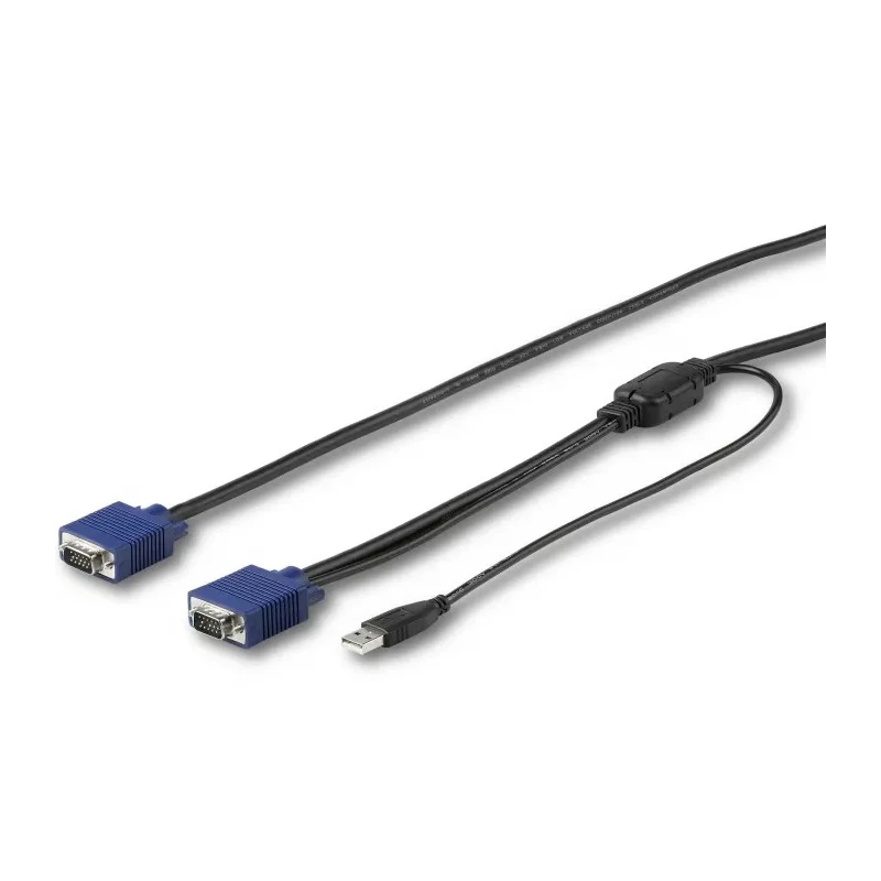StarTech.com Male VGA to Male USB Type A KVM Cable 1.8m Black PVC Jacket RKCONSUV6