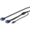 StarTech.com Male VGA to Male USB Type A KVM Cable 1.8m Black PVC Jacket RKCONSUV6