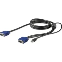 StarTech.com Male VGA to Male USB Type A KVM Cable 1.8m Black PVC Jacket RKCONSUV6