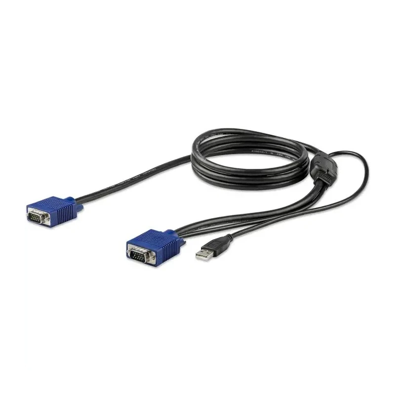 StarTech.com Male VGA to Male USB Type A KVM Cable 1.8m Black PVC Jacket RKCONSUV6