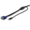 StarTech.com Male VGA to Male USB Type A KVM Cable 1.8m Black PVC Jacket RKCONSUV6