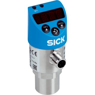 SICK PBS Plus Series Pressure Sensor 0bar to 10bar, PNP/NPN NO/NC with Current and Voltage Output PBS2-RB010SG2SS0NMA0Z