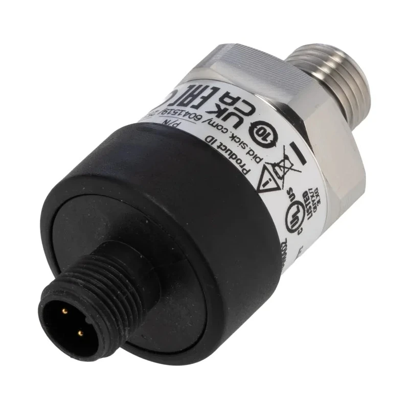 SICK PBT Series Pressure Sensor Stainless Steel Threaded Mount 0-16 bar Gauge Pressure 4-20 mA Output PBT-RB016SG1SSNAMA0Z