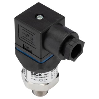 SICK PBT Series Pressure Sensor, Gauge Reading, Current 4-20 mA Output, 0 bar to 10 bar, Stainless PBT-RB010SG1SSNALA0Z