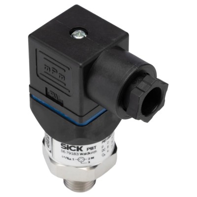 SICK PBT Series Pressure Sensor, Gauge Reading, Current 4-20 mA Output, 0 bar to 10 bar, Stainless PBT-RB010SG1SSNALA0Z