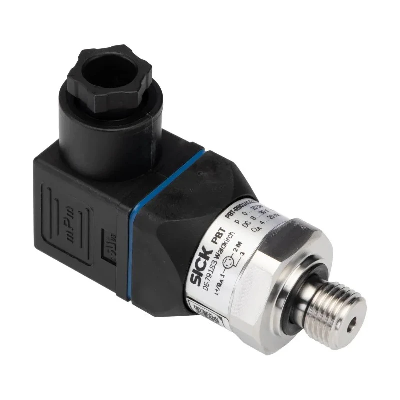 SICK PBT Series Pressure Sensor, Gauge Reading, Current 4-20 mA Output, 0 bar to 10 bar, Stainless PBT-RB010SG1SSNALA0Z