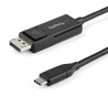 StarTech.com USB Type C to DisplayPort 4K 60Hz Adapter Cable Thunderbolt 3 Compatible CDP2DP1MBD