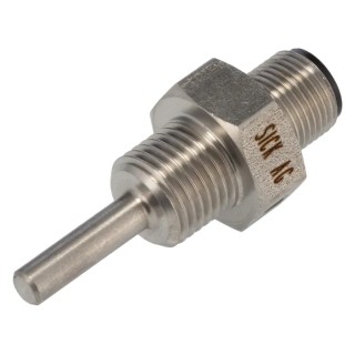 SICK PT100 RTD Sensor Stainless Steel Probe 5 mm Diameter 30 mm Length 2 Wire M12 Connector 130 °C PT100