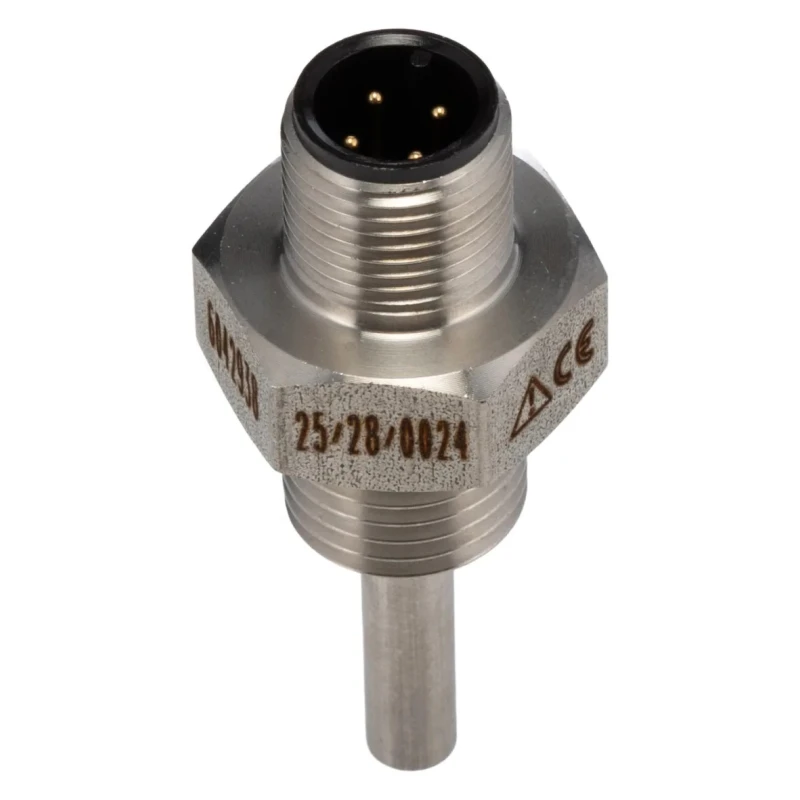 SICK PT100 RTD Sensor Stainless Steel Probe 5 mm Diameter 30 mm Length 2 Wire M12 Connector 130 °C PT100