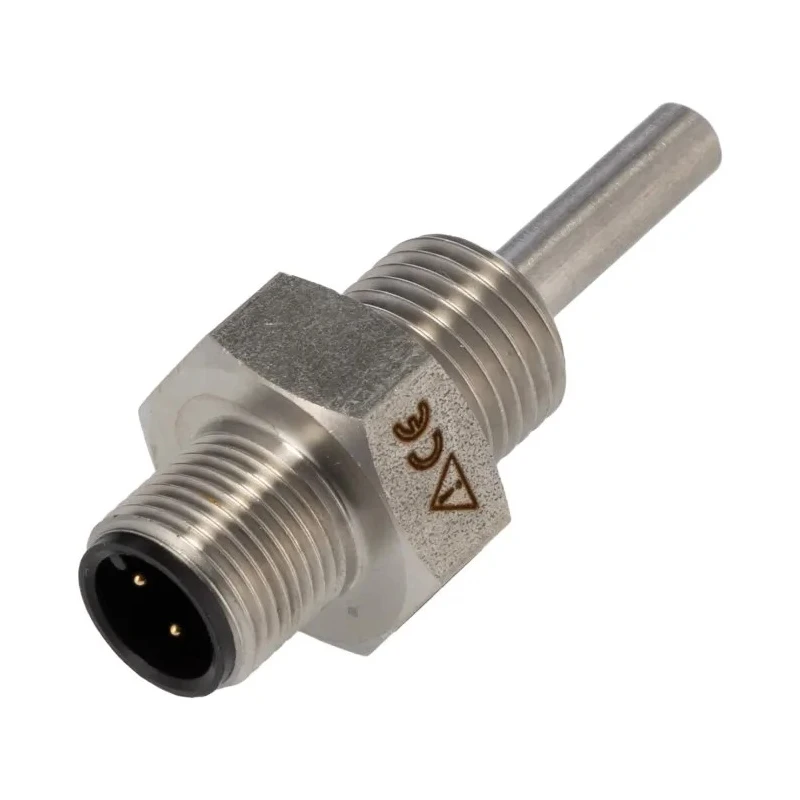 SICK PT100 RTD Sensor Stainless Steel Probe 5 mm Diameter 30 mm Length 2 Wire M12 Connector 130 °C PT100