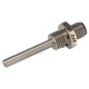 SICK PT100 RTD Sensor Stainless Steel Probe 6 mm Dia, 50 mm Length, 2 Wire, 130 °C Maximum TSP-1PAG10506MZ