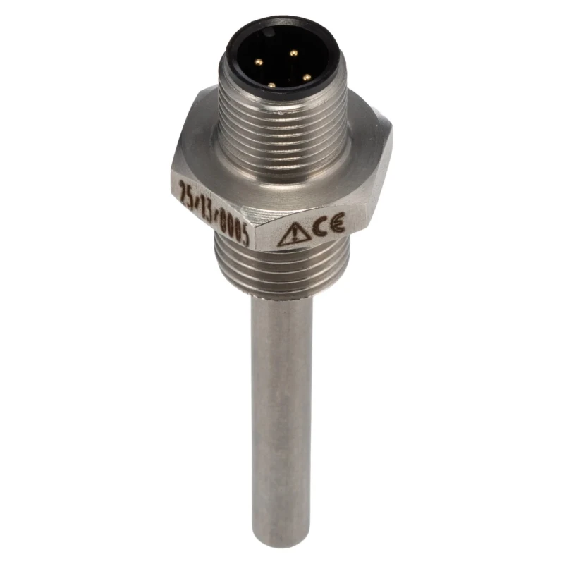 SICK PT100 RTD Sensor Stainless Steel Probe 6 mm Dia, 50 mm Length, 2 Wire, 130 °C Maximum TSP-1PAG10506MZ
