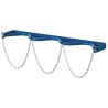 RS PRO 3 Cylinder Gas Cylinder Storage Bracket with Blue Epoxy Powder Coating and Galvanised Steel Chain, 40 mm x 467-4598