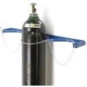 RS PRO 3 Cylinder Gas Cylinder Storage Bracket with Blue Epoxy Powder Coating and Galvanised Steel Chain, 40 mm x 467-4598