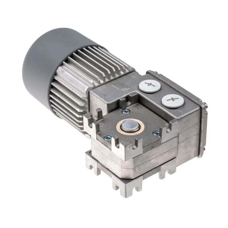 Mini Motor AC Geared Motor 3 Phase 230V, 400V, 49W, 24-Pole, 40:1 Worm Gearhead MC 244PT 40 B3