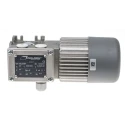 Mini Motor AC Geared Motor 3 Phase 230V, 400V, 49W, 24-Pole, 40:1 Worm Gearhead MC 244PT 40 B3