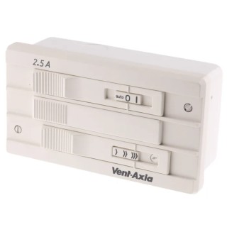 Vent-Axia T Series Fan Speed Controller for Use with T-Series Fans, 2.5 A Max Current, 230V AC, Infinitely W10303102M