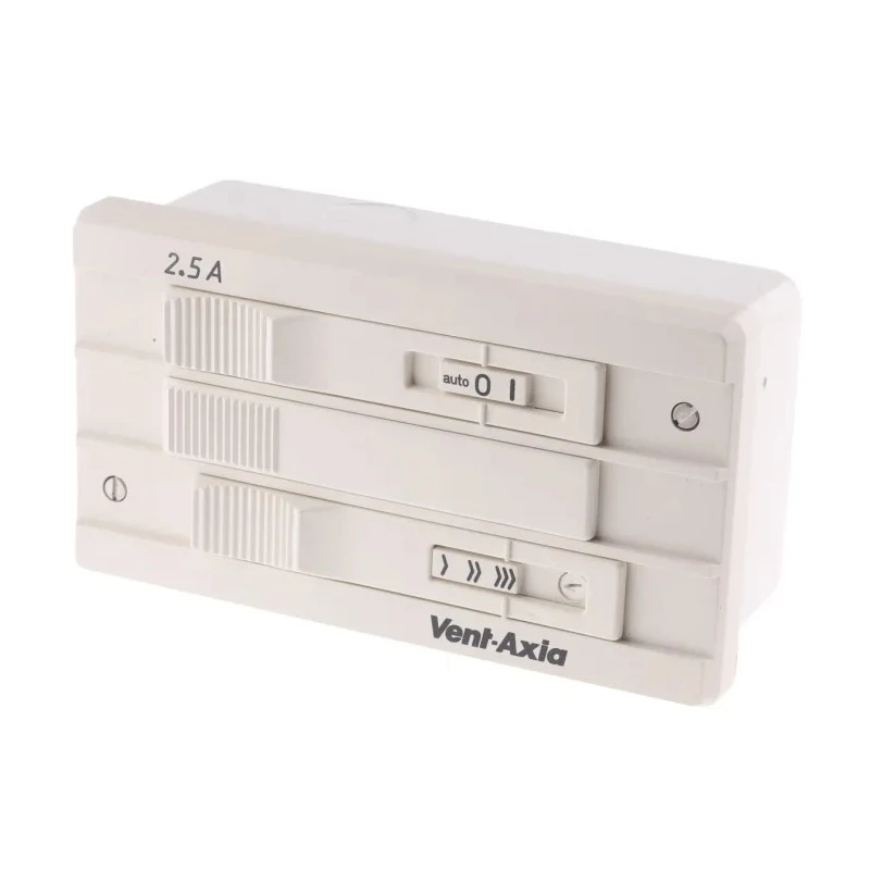 Vent-Axia T Series Fan Speed Controller for Use with T-Series Fans, 2.5 A Max Current, 230V AC, Infinitely W10303102M