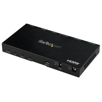 StarTech.com HDMI Video Splitter 2 Ports 1 Input 1 Output 3840 x 2160 Pixel HDMI 2.0b ST122HD20S