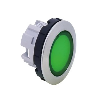 Idec CW4L-A10 Series Maintained Flush Push Button Head, 22 mm Cutout Diameter, Polyamide Material, IP65 Rating CW4L-A10