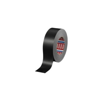 Tesa Black Polyethylene Cloth Tape 50mm Width, 50m Length Natural Rubber Adhesive 110°C Operating Temperature 04688-00000-00