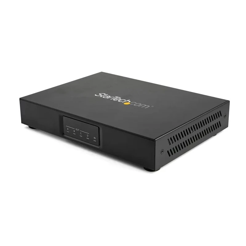 StarTech.com HDMI Splitter 4 Port 1 Input 4 Output 4096 x 2160 Pixel HDCP 2.2 Compliant ST124HDVW