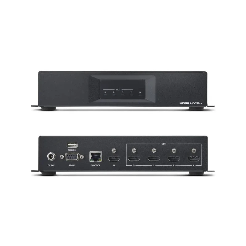 StarTech.com HDMI Splitter 4 Port 1 Input 4 Output 4096 x 2160 Pixel HDCP 2.2 Compliant ST124HDVW
