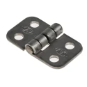 Savigny Natural Stainless Steel Butt Hinge with Fixed Pin Screw Fixing 20mm x 34mm x 1.5mm 40447 IB