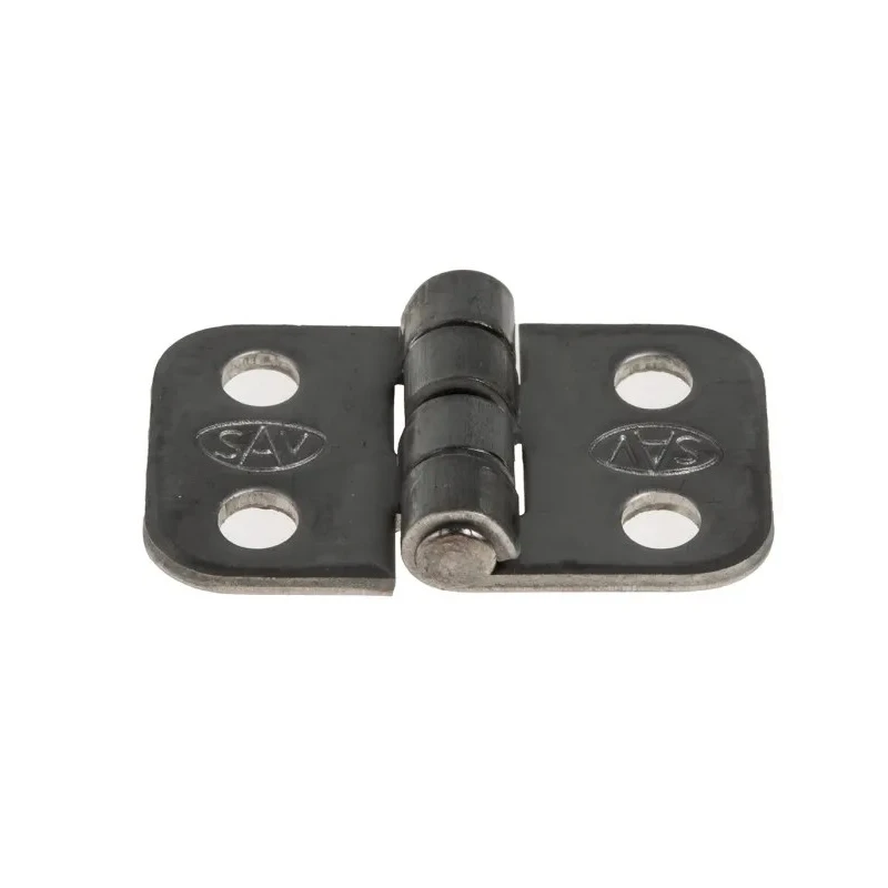 Savigny Natural Stainless Steel Butt Hinge with Fixed Pin Screw Fixing 20mm x 34mm x 1.5mm 40447 IB