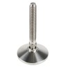 Nu-Tech Engineering M12 55 mm Diameter Stainless Steel Adjustable Foot 750 kg Static Load Capacity 10 ° Tilt Angle A087/001